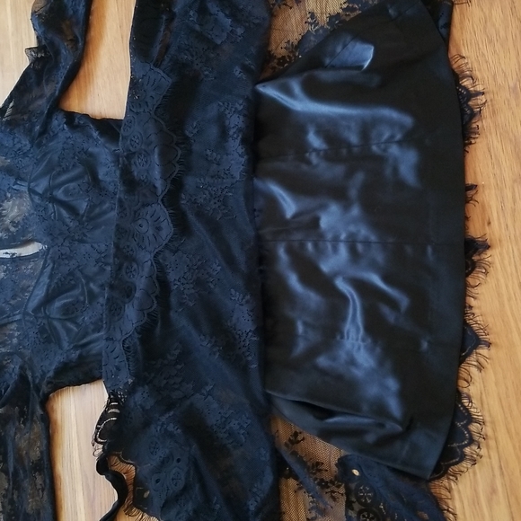 Pearl Georgina Chapman black lace dress - Picture 6 of 8